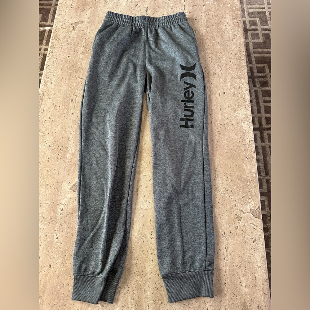 Hurley Dark Gray Kids' Logo Joggers